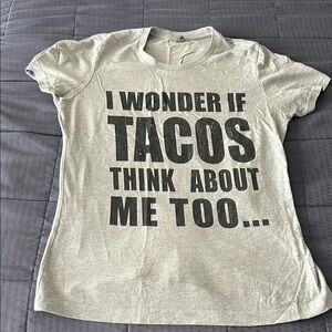 Next Level Apparel Gray Polo Graphic Fitted Tee